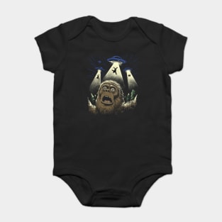 Sasquatch Surprise Abduction Baby Bodysuit